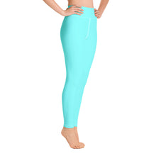 Load image into Gallery viewer, Yoga Leggings Aqua Moose Silhouette
